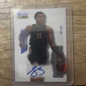 2022-23‎ Wild Card Matte Scottie Barnes BlueFoil Auto 57/100